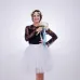 7 Layers Midi Tulle Skirt for Girls Fashion Tutu Skirts Women Ball Gown Party Petticoat Lolita faldas saia jupe