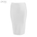 ADYCE New Women Bandage Skirt 2018 Sexy Celebrity Party Skirts Knee-length Khaki Blue Red White Black Nude Bodycon Skirt