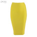 ADYCE New Women Bandage Skirt 2018 Sexy Celebrity Party Skirts Knee-length Khaki Blue Red White Black Nude Bodycon Skirt