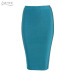 ADYCE New Women Bandage Skirt 2018 Sexy Celebrity Party Skirts Knee-length Khaki Blue Red White Black Nude Bodycon Skirt