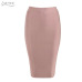 ADYCE New Women Bandage Skirt 2018 Sexy Celebrity Party Skirts Knee-length Khaki Blue Red White Black Nude Bodycon Skirt