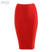 ADYCE New Women Bandage Skirt 2018 Sexy Celebrity Party Skirts Knee-length Khaki Blue Red White Black Nude Bodycon Skirt