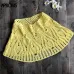 Aproms Candy Color Handmade Cotton Knitted Crochet Mini Skirts Women Summer Hollow Out High Waist Beach Skirt White Bottoms 2019