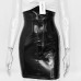 Articat Sexy High Waist PU Leather Skirt Women Black Chest Up Back Zipper Bodycon Mini Skirts Womens 2018 Party Pencil Skirt