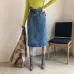 BGTEEVER Slim High Waist Midi Jean Skirt Women Straight Loose Streetwear Skirts Female Pockets Denim Skirts 2019 Spring Summer