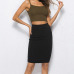 Bigsweety Black  Women Skirt Stretch Bodycon Straight Women Skirt Casual Work OL Office Women Skirt Summer Sexy Jupe