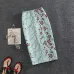 CR Spring Fashion pencil Skirt 2XL Size Women Office Lady Bracelet Skirts Geometric Print Slim Elasticity Bodycon Knee Length