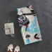 CR Spring Fashion pencil Skirt 2XL Size Women Office Lady Bracelet Skirts Geometric Print Slim Elasticity Bodycon Knee Length