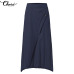 Celmia Vintage Women Maxi Skirts 2019 Summer Casual Loose High Waist Asymmetrical Linen Skirt Plus Size Long Pleated Beach Skirt