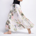 Elegant Summer 2019 Women Long Skirt Chiffon Saia Beach Bohemian Maxi Skirts High Waist Tutu Casual Vestidos Harajuku Print