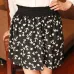 Fashion 1 Pc Women Summer skirt one size Vintage Mini Chiffon Print Pleated High Waist Skirts Short Skirt