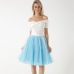 Fashion 5 Layers 60cm Fashion Tulle Skirt Pleated TUTU Skirts Womens Lolita Petticoat Bridesmaids Midi Skirt Jupe Saias faldas