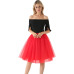 Fashion 5 Layers 60cm Fashion Tulle Skirt Pleated TUTU Skirts Womens Lolita Petticoat Bridesmaids Midi Skirt Jupe Saias faldas