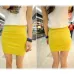 Fashion Women Ladies Sexy Summer Package Hip Pencil Skirt Seamless Elastic Pleated High Waist Slim Mini Skirts For Office Party
