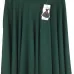 Femininas Fashion Elegant Solid Long Skirts 2018 Street Style Autumn Women's Solid Black Casual High Waist Vintage Midi Skirt