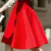Femininas Fashion Elegant Solid Long Skirts 2018 Street Style Autumn Women's Solid Black Casual High Waist Vintage Midi Skirt