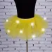 HIRIGIN Newest LED Light Up Tulle Tutu Skirts Fancy Hen Party Halloween Costume  Players