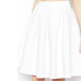 HYH HAOYIHUI Zipper White Women A-line High Waist Slim Basic Pleat Ladies Elegant Party Evening Midi Pleated Skirt Female