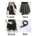 Harajuku Punk Style Plaid Irregular Skirts Women Asymmetrical High Waist  Skirts Pleated Girls Gothic Half Skirts Fashion Skirt