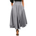 High Waist Pleated A Line Skirts Womens Vintage Pocket Skirt Ladies Maxi Skirt Belted Saia Midi Faldas Mujer harajuku kawaii