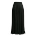 JAYCOSIN Pleated Long Skirt new Lady Loose Soild High Waist Length Skirt All-match Womens Ankle-Length SMaxi kirt plus D08