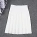 Japanese Cute Pleated Skirt Cosplay Schoolgirl Uniform Harajuku Solid High Elastic Waist Mini Skirt with Shorts Saias Femininas