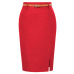 KK work wear pencil skirts Womens Solid Color split Belt sashes Decorated Hip wrap Bodycon Skirt sexy elegant chic office skirts