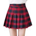 Korean Style Women Pleated Skirt Summer High Waist Japanese Sweets Plaid Mini Skirt School Girl Saia Colegial Jupe Plisse Femme