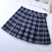 Korean Style Women Pleated Skirt Summer High Waist Japanese Sweets Plaid Mini Skirt School Girl Saia Colegial Jupe Plisse Femme