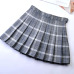 Korean Style Women Pleated Skirt Summer High Waist Japanese Sweets Plaid Mini Skirt School Girl Saia Colegial Jupe Plisse Femme