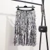 Marwin 2018 New-Coming Autumn Winter Sequins Skirts Fashion Beading Knee-Length Empire Sexy Club Christmas Skirts