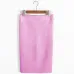 Multi colors 2017 Women Skirt Winter Solid Suede Work Wear Package Hip Pencil Midi Skirt Autumn Winter Bodycon Femininas SP012