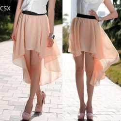 MwOiiOwM New Excellent Maxi Skirt Fashion Long Bohemian Princess Pleated Asymmetrical Women Skirt Classic Chiffon Skirt 35