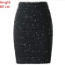 Neophil 2019 Spring Women Sequined Patchwork Shinny Pencil Mini Skirts High Waist Black Party Sexy Bandage Girls Long Saia S1802