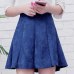 Neophil 2019 Winter Women Mini Pleated Suede Skirts Preppy Style Falda Plisada High Waist School Girls Skater Short Skirt S1806