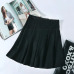 Neophil 2019 Winter Women Mini Pleated Suede Skirts Preppy Style Falda Plisada High Waist School Girls Skater Short Skirt S1806