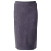 Neophil 2019 Winter Women Suede Midi Pencil Skirt High Waist Gray Pink XXL Sexy Style Stretch Wrap Ladies Office Work Saia S1009