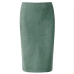 Neophil 2019 Winter Women Suede Midi Pencil Skirt High Waist Gray Pink XXL Sexy Style Stretch Wrap Ladies Office Work Saia S1009