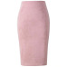 Neophil 2019 Winter Women Suede Midi Pencil Skirt High Waist Gray Pink XXL Sexy Style Stretch Wrap Ladies Office Work Saia S1009