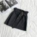 New 2019 Autumn Winter Women Fashion Casual Office Ladies A-Line Irregular Asymmetrical Buttons High Waist Mini Skirt SK2708