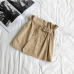 New 2019 Autumn Winter Women Fashion Casual Office Ladies A-Line Irregular Asymmetrical Buttons High Waist Mini Skirt SK2708