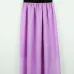 New Fashion Wholesale Women Chiffon Long Skirts Candy Color Pleated Maxi Skirts Free Size