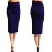 New Ladies Office Stretch Bodycon Midi Skirt Women Pencil Skirt Female High Waist Mid-Calf Jersey Skirt Puls Size XL