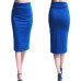 New Ladies Office Stretch Bodycon Midi Skirt Women Pencil Skirt Female High Waist Mid-Calf Jersey Skirt Puls Size XL