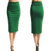 New Ladies Office Stretch Bodycon Midi Skirt Women Pencil Skirt Female High Waist Mid-Calf Jersey Skirt Puls Size XL