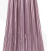 New Ladies Women Silky Long Maxi Skirts Pink Purple Green Silver Yellow Pleated Skirt One Size