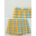 New! Rainbow Plaid Skirt Women Kawaii Harajuku Mini Pleated Skirt Korean Uniform Midi Skirt Cute High Waist Sexy Female Bottoms