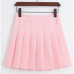 New Spring high waist ball pleated skirts Harajuku Denim Skirts solid a-line sailor skirt Plus Size Japanese school uniform