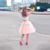 New Women Skirt Fashion Tulle Skirt Girls Pink Skirt Tutu Lolita Petticoat Bridesmaids Vintage Midi Skirt Saias Faldas Plus Size