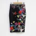 Pencil Wrap Office Skirts Women's Floral High Waist Skirts Vintage Elegant Print Midi Skirt 2018 Summer Wholesale Dropshipping